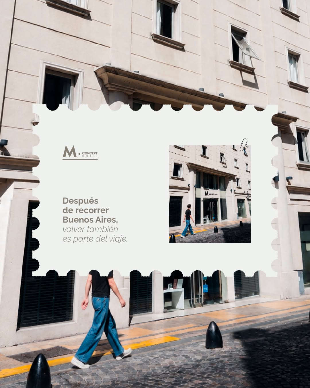 San Telmo tiene historias en sus calles, pero también en sus fachadas.

Balcones antiguos, cúpulas, molduras y edificios que hacen que caminar por el barrio sea descubrir algo nuevo en cada esquina.

 Hospedate en M Concept y empezá el recorrido desde acá.