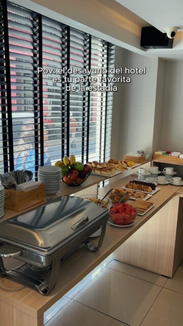 Buffet, café, algo rico y tiempo para arrancar el día sin apuro.

Desayuno de 7 a 11 h en M Concept.

Conocé nuestras tarifas con o sin desayuno.